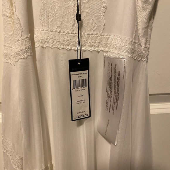 NWT BCBGMAXAZRIA Dae dress in white size XS - Picture 6 of 8